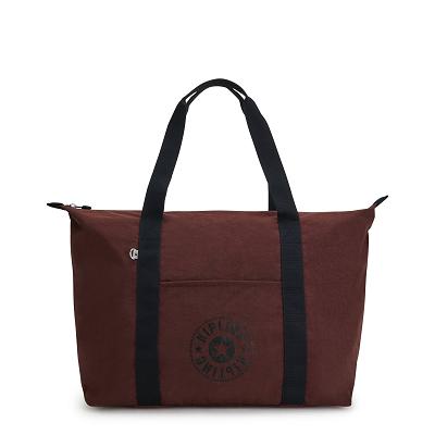 Kipling Art Medium Lite Tote Bags Dark Red | Ki1982S