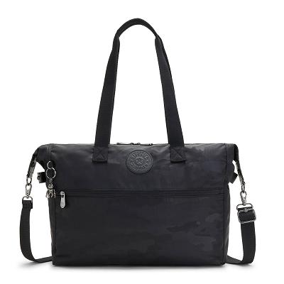 Kipling Ilia Laptop Totes Black Camo | Ki1885J