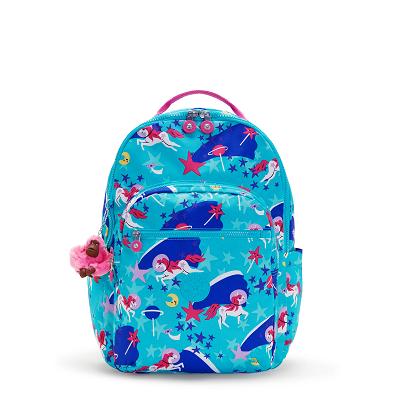 Kipling Seoul Large Laptop Backpacks Turquoise | Ki1773I