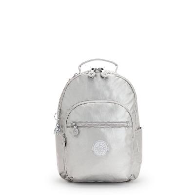 Kipling Seoul Small Backpacks Silver | Ki2076T