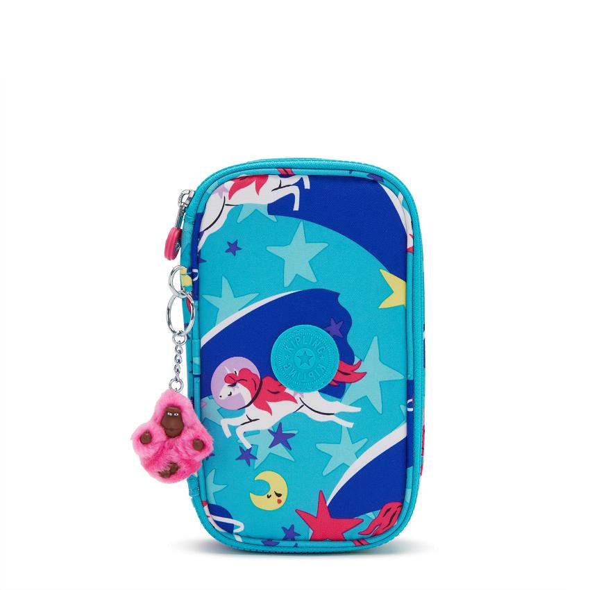 Kipling 50 Pens Pencil Cases Turquoise | Ki1679G
