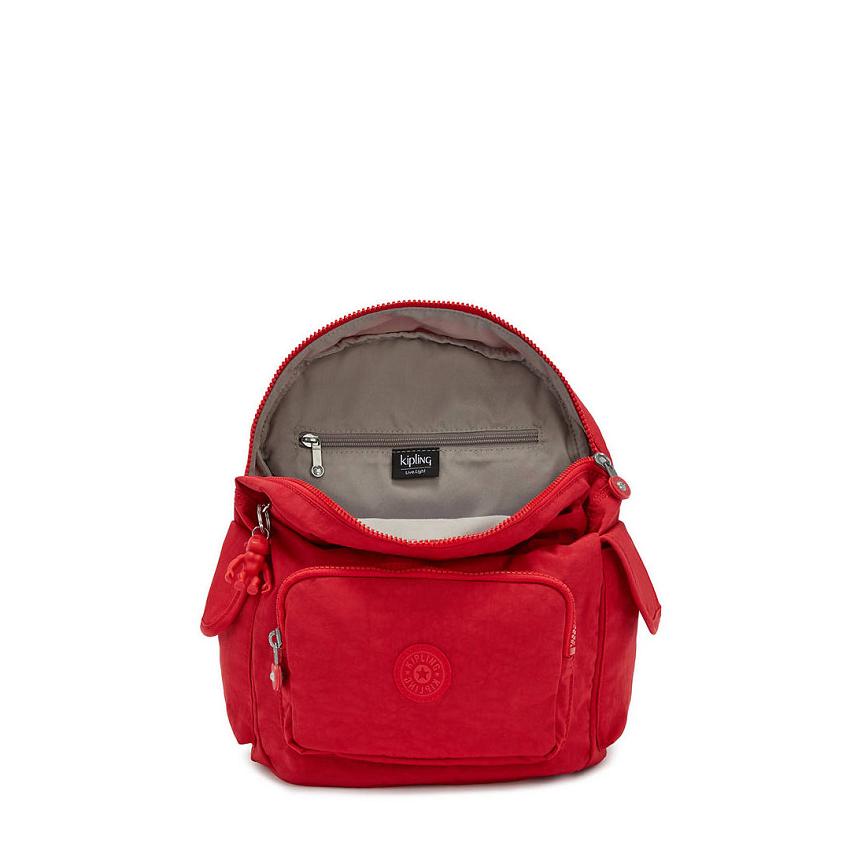 Kipling City Pack Small Backpacks Red | Ki1497M