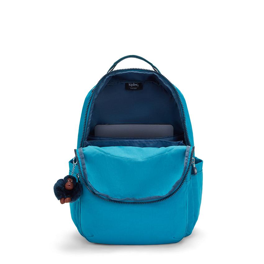 Kipling Seoul Large School Backpacks Green | Ki1857R