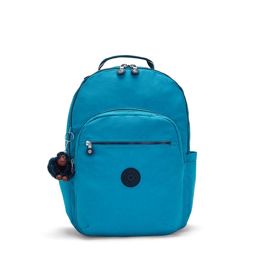 Kipling Seoul Large School Backpacks Green | Ki1857R